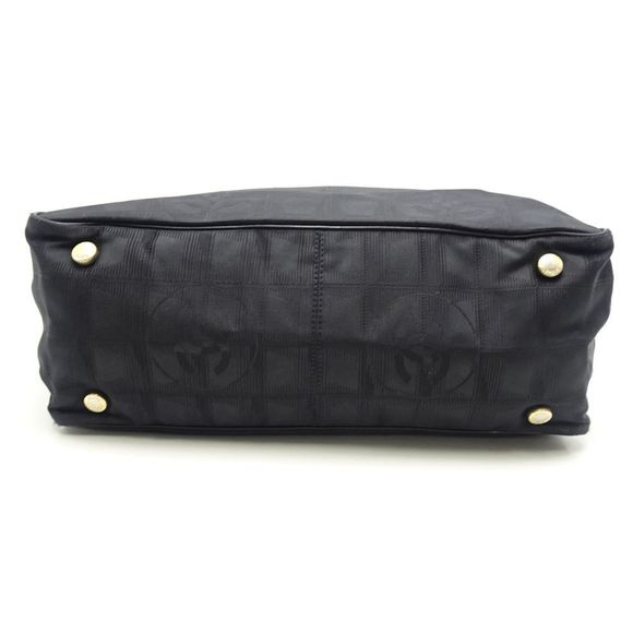 Chanel New Travel Line Tote Bag PM Black Nylon x Leather - Picture 3 of 5